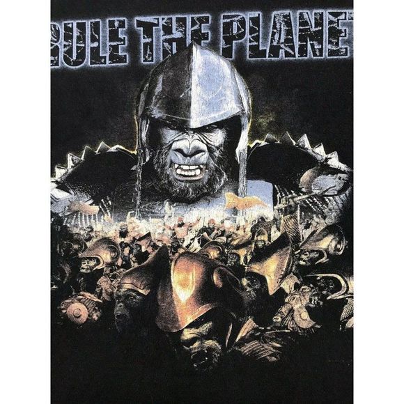 Vintage Planet of the Apes 2000 Movie Promo T Shirt Rule the Planet Large - Picture 7 of 10